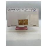 William Taft 4 Cent Mint Stamp Pair
