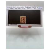 US #210 Washington Red Brown 2-Cent Stamp