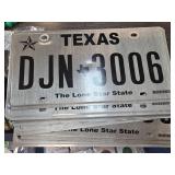 Multiple Texas License Plates