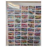 Sheet of United States Postcard-Themed Stamps