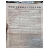 New England Farmer Journal, October 1838