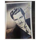 Craig Stevens Signed Black-and-White Photograph
