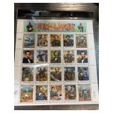 Civil War Commemorative Stamp Sheet