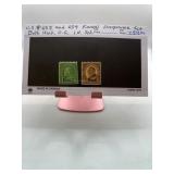 U.S. #658 and #659 Kansas Overprint Stamps