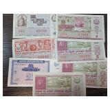 Latvian Lottery Tickets, Various Years