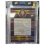 Thomas Jefferson Authentic Relic Display Card
