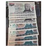 Uncirculated Argentine Banknotes