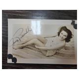 Black and White Photograph Signed by Jane Russell