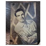 Signed Charles Korvin Postcard Featuring Actor