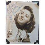 Signed Black-and-White Jeff Donnell Photograph