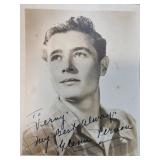 Signed Glenn Vernon Portrait Photograph