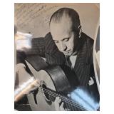 Signed Black-White Photograph Carlos Montoya