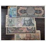 Various World Banknotes
