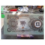 1968 Bank of Biafra One Pound Note