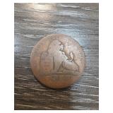 1835 Dutch East Indies 1 Cent Coin
