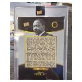 Martin Luther King Jr. Relic Card Royalty Edition