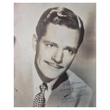 Signed Black-and-White Portrait Photograph