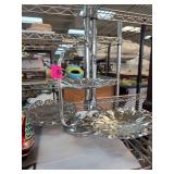 Metal Three-Tiered Serving Tray