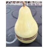 Scognamiglio Italian Stone Pear Shaped Box