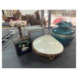 Four Decorative Trinket Boxes