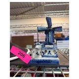 Delft Blue Holland Windmill Figurine