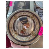 Decorative Plate Featuring Queen Nefertiti Motif