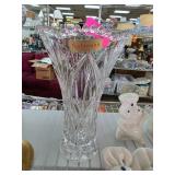 Nachtmann Lead Crystal Vase with Scalloped Rim