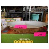 Corning Pyrex Divided Casserole Dish