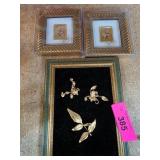 Framed Hawaiian Floral Artwork and Wall Decor