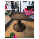 Turned Wooden Pedestal Cake Stand