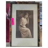 Framed Vintage Portrait of a Woman