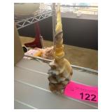 Carved Multicolor Stone Perfume Bottle