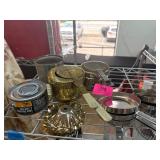 Brass and Metal Camping Stove Set