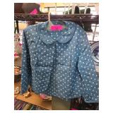 Blue Polka Dot Jacket by Kirkland Hall