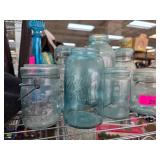 Vintage Glass Mason Jars