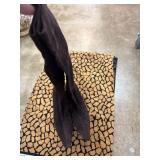 Brown Suede High-Heeled Boots