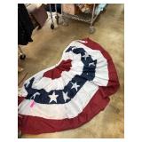 American Flag-Themed Fabric Bunting