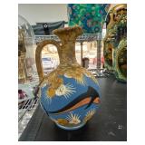 Hand-Painted Minoan Style Ceramic Jug Decor