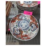 8pc Heirloom Fine China Plates