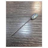 Sterling Silver and Abalone Stick Pin