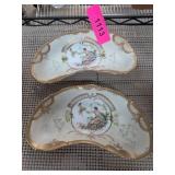 Hand-Painted Porcelain Dishes