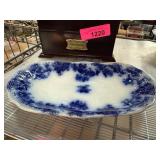 W.H. Grindley Flow Blue Serving Platter