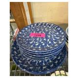 Blue Splatterware Plates by Conner Prairie