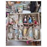 1950s Korean Hand-Painted Figurines Set
