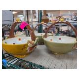Handled Decorative Bowls