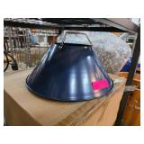 Blue Metal Light Pendant Shade