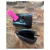 Water Buffalo Horn Cigarette Box and Ashtray