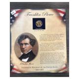 Franklin Pierce Presidential Dollar Display