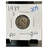 1989-S Roosevelt Dime Proof Coin