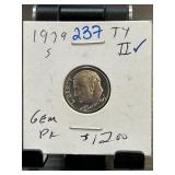 1979-S Type II Proof Roosevelt Dime